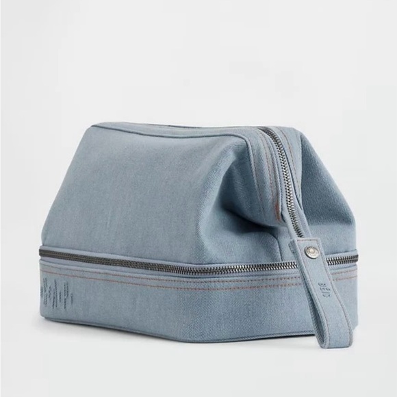 BEIS Handbags - NWT GAP x BEIS The Dopp Kit Denim Blue Limited Edition